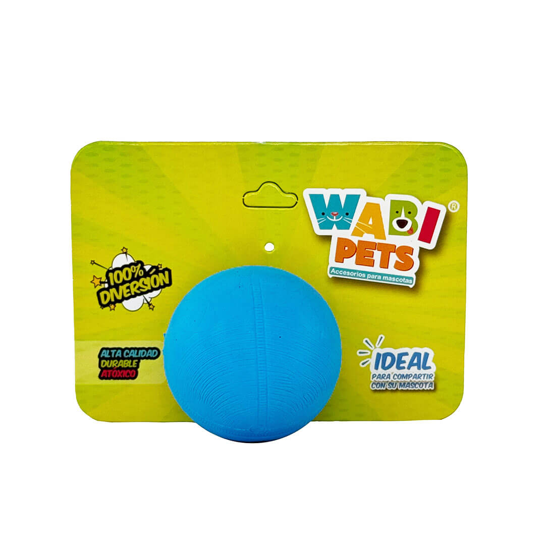 Pelota Maciza con Goma Atóxica WabiPets x Capital Marks
