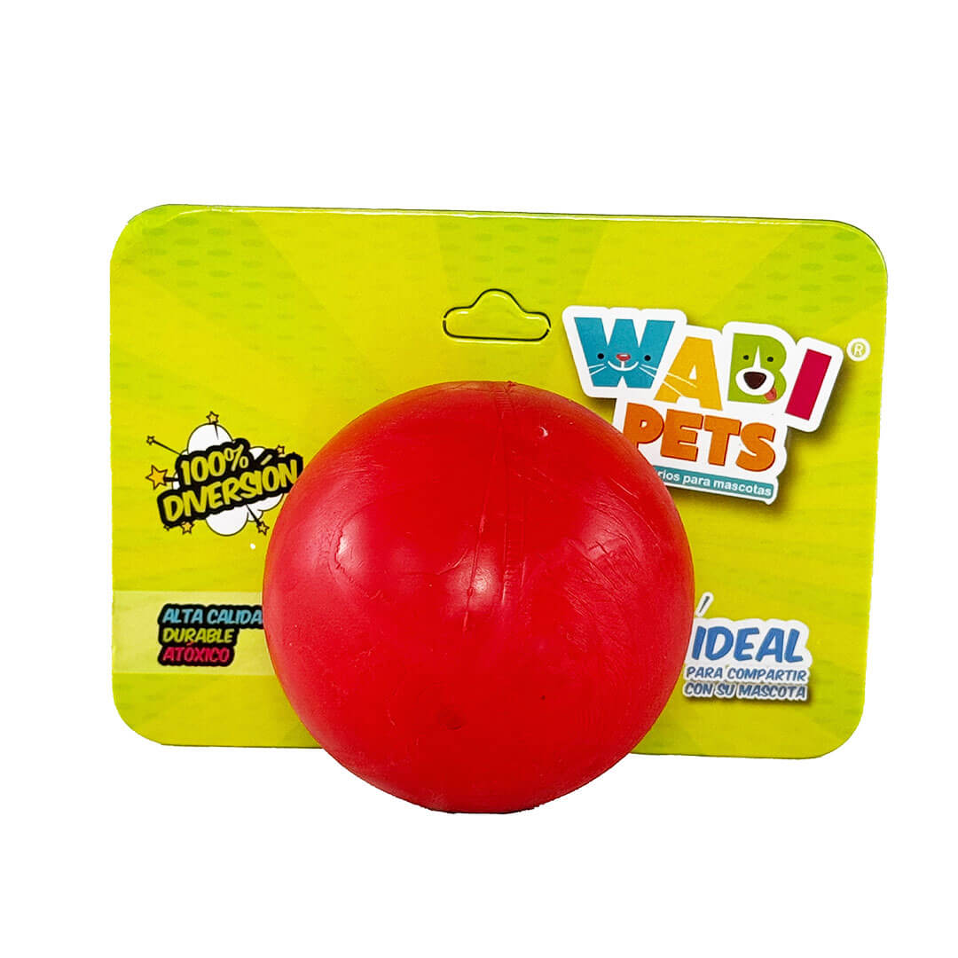 Pelota Maciza con Goma Atóxica WabiPets x Capital Marks