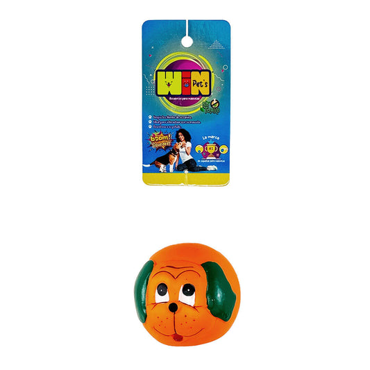 Pelota Caritas Naranja – WinPets x Capital Mark's