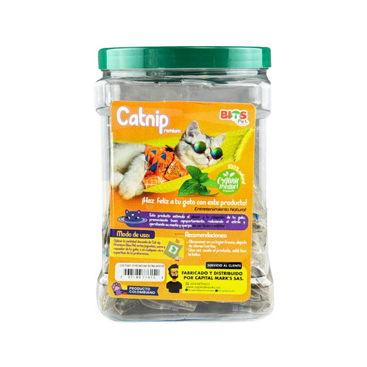 Catnip Bombonera de 24 Unidades de 8g | BiosPet x Capital Marks