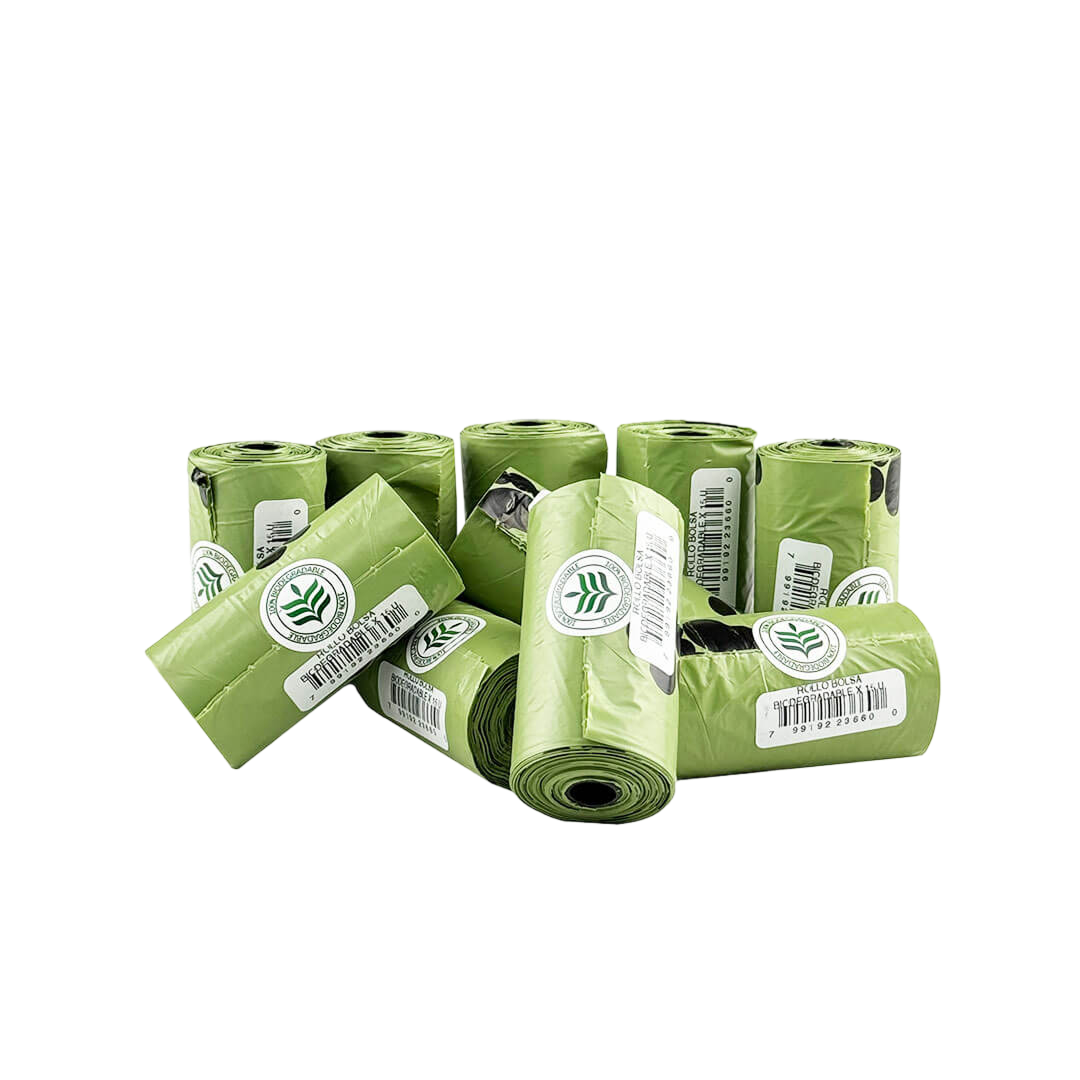 Bolsas para Popó Biodegradables x 30 Rollos