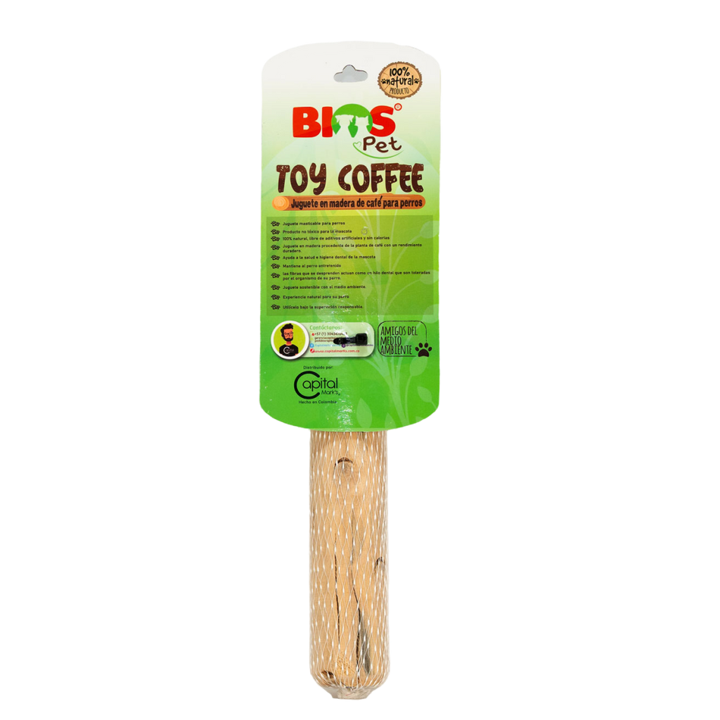 Juguete para Perro Combo X3 Unds Palo de Madera de Café Surtido