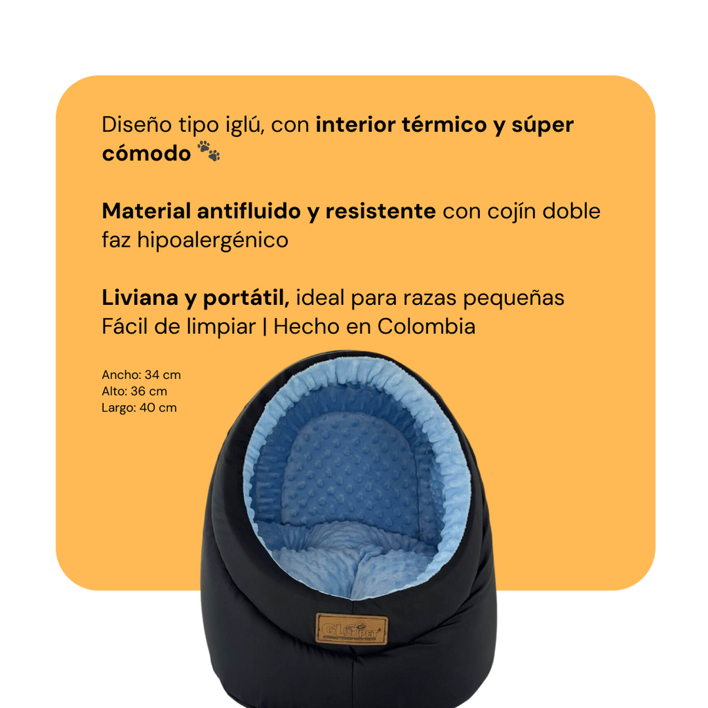 Cama Cueva Tipo Iglú