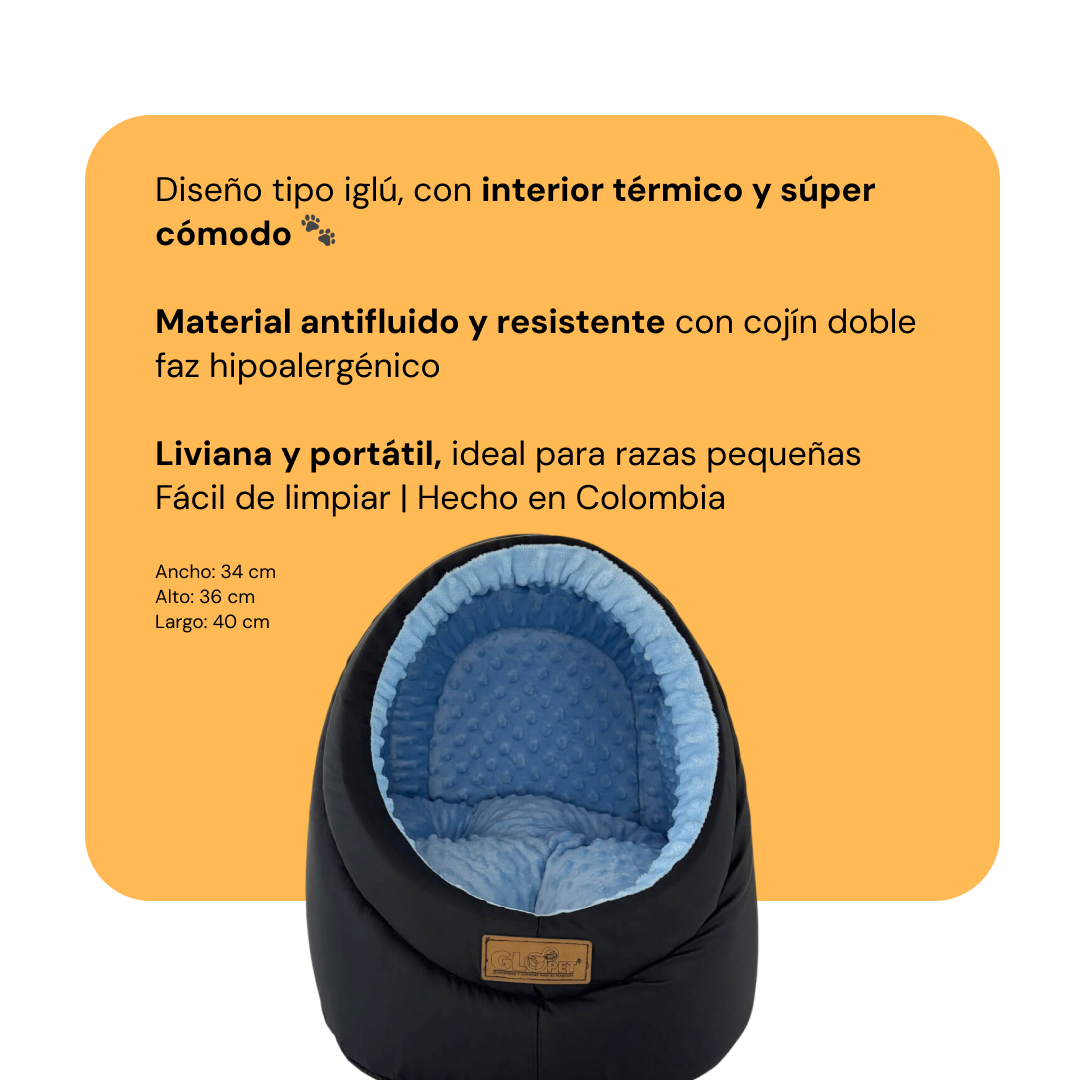 Cama Cueva Tipo Iglú