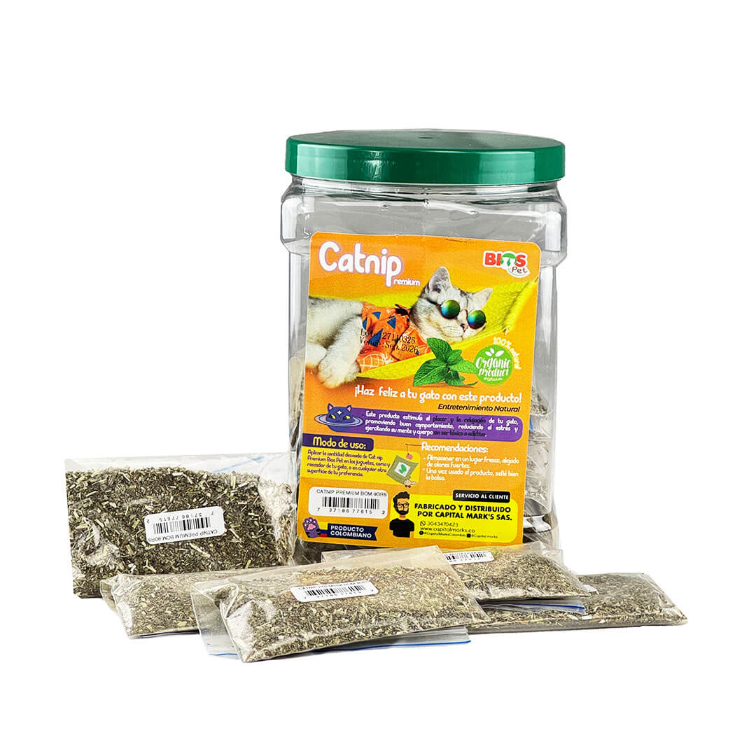 Catnip Bombonera de 24 Unidades de 8g | BiosPet x Capital Marks