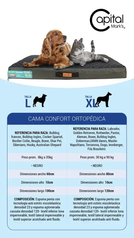 Cama confort ortopédica - Camas