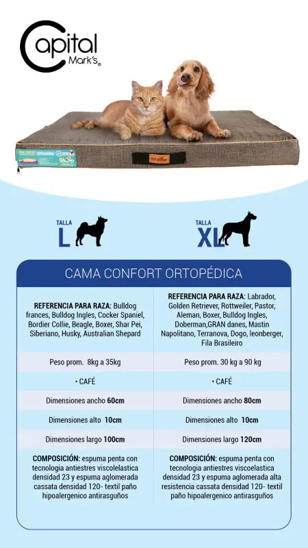Cama confort ortopédica - Camas
